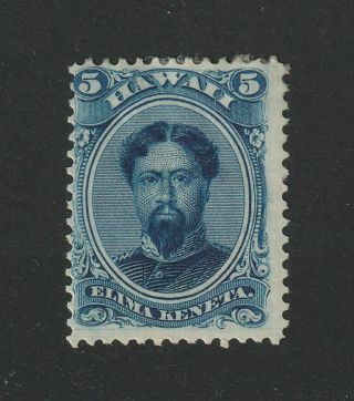 Usa Hawaii 1864 Scott 32 Blue Gum Vf