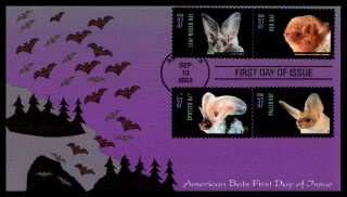 Mayfairstamps Us Fdc 2002 American Bats All Over Cachet First Day Cover Wwb88717