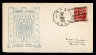 Dr Who 1941 Uss Goff Naval Ship Balboa Canal Zone Wwii Patriotic Cachet E70768