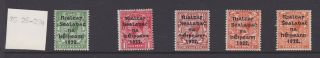 Gb Ovpt Ireland Eire Stamps George V Definitives Sg 26 - 29a Issues Mounted