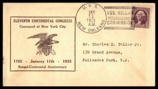 Mayfairstamps Us Naval 1935 Eleventh Continental Congress Sesqui - Centennial Anni
