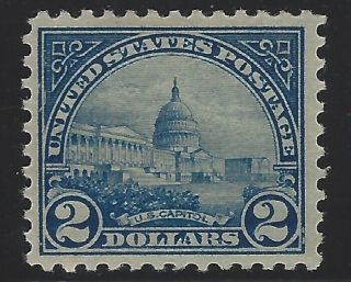 Us Stamps - Sc 572 - $2 U.  S.  Capitol - Hinged - Mh $70 (a - 1054)