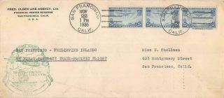 C20 25c China Clipper,  First Day Cover Cachet,  Oversized [e511797]
