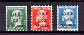 Syria,  Syrie,  Syrien 1924 Pasteur,  Complete Set,  Mnh