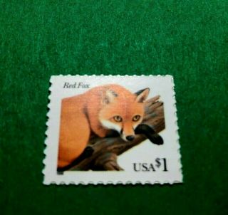U.  S.  Scott 3036 Rare $1 Red Fox.  Mnh