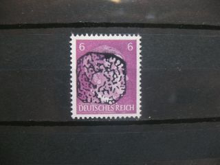 1945 Germany Local Schwärzung Overprint Chemnitz4 C11 6pf Signed