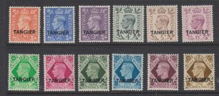 Tangier 1949 Overprint Set To 1/ - Mnh