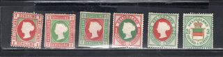 Heligoland Germany Stamps Hinged Lot 2536