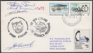 Zealand Ross Dependency Antarctic Research Programme Scarce Variety Singed.