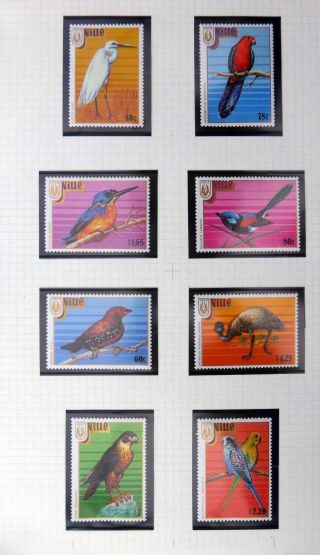 Niue 1986 Birds Complete U/m Nm665