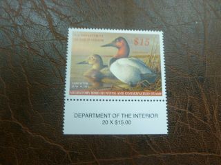 Nh Federal Duck Stamp Scott Rw81