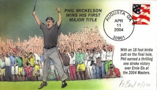 Bevil Hp H&m Golf Phil Mickelson Wins 2004 Masters Sc 3632 Version 2