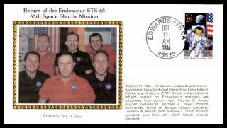 Mayfairstamps Us Event 1994 Return Of Endeavour Sts - 68 Astronauts Space Colorano