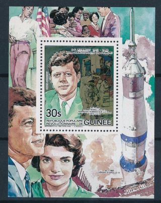 [64230] Guinea 1984 Space Travel Weltraum Kennedy Souvenir Sheet Mnh