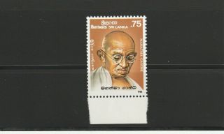 Sri Lanka 1988 Mahatma Gandhi Very High C.  V.