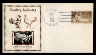 Dr Who 1948 Uss Zellars Navy Ship Poultry Industry Crosby Cachet C133252