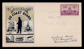 Dr Who 1940 Uscgc Modoc Ship Coast Guard 150th Anniversary C133251