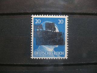 1945 Germany Local Schwärzung Overprint Grüna C 20pf