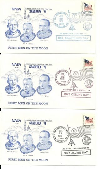 Apollo 11 Astronauts Neil Armstrong,  Buzz Aldrin,  Michael Collins,  Hosuton
