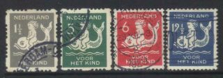 Netherlands 1929 Child Welfare Set Of 4