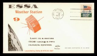 Dr Who 1969 Cape Canaveral Fl Essa 9 Space Weather Station C133048