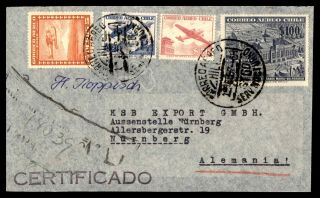 Mayfairstamps Chile 1950 