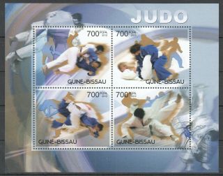 Bc541 2012 Guinea - Bissau Sport Olympic Games Martial Art Judo 1kb Mnh