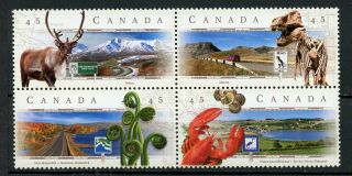 Canada Mnh 1739 - 42 Scenic Highways 2 Block 4 1998 A119