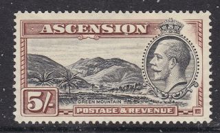 Ascension Is.  1934 Kgv 5/ - 
