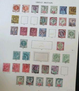Gb Stamps Queen Victoria Jubilee Set,  King Edward Jubilee Issue
