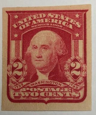 Us Stamp 320 Og Not Hinged George Washington Stamp 2c Centering