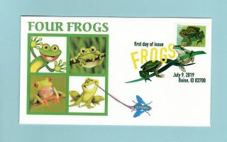 U.  S.  Fdc Cec/fm Cachet - Four Frogs No.  4
