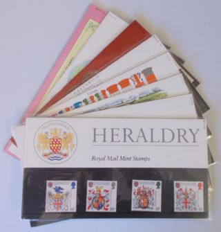 1984 Royal Mail Commemorative Presentation Packs.  Separately & As Year Set.