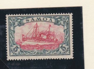 Samoa 1915 Sc 73 Ship,  German Occup.  P1398
