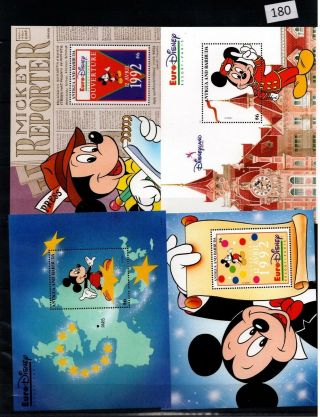 /// Antigua & Barbuda - Mnh - Disney - Cartoons - Mickey - Travel - Architecture