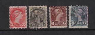 Canada Stamps Sc 41 - 44 Cv$25