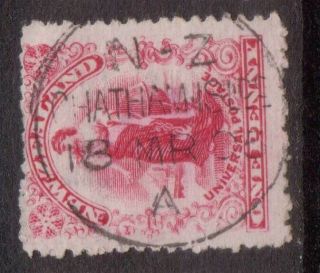 Zealand Postmark / Cancel " Chatham Islands " 1905 On Universal Penny