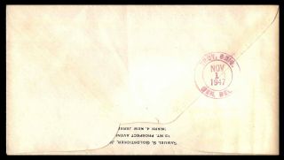 Mayfairstamps 1947 First Flight Cover Cleveland Ohio - Troy Ohio fca805 2