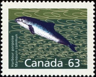 Canada Scott 1176 Harbour Porpoise Mnh Og (19686) 