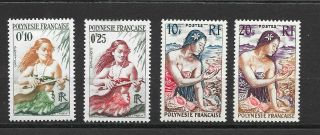 French Polynesia,  Scott 182 - 83 & 189 - 90