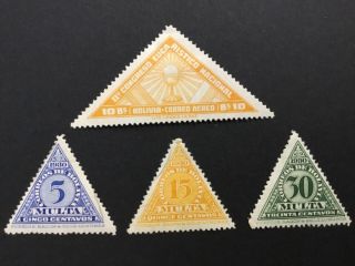 Old Stamps Bolivia X 4