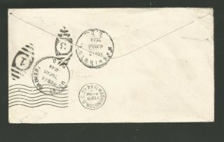 1944 CANADA SPECIAL DELIVERY FRANKED COVER TO US 2