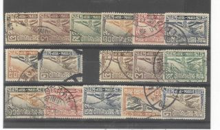 Thailand 1925 First Airmails Set (x2)