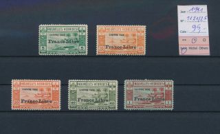 Lk82835 Br Hebrides 1941 Taxation Stamps Overprint Mh Cv 95 Eur