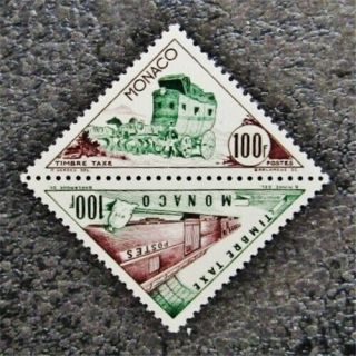 Nystamps French Monaco Stamp J47a Og H $40