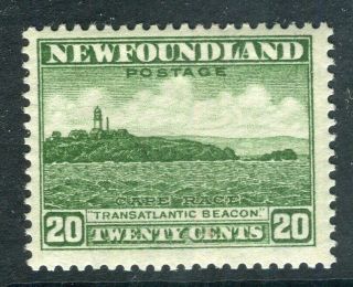 Newfoundland; 1932 Early Pictorial Issue Fine Hinged 20c.  Value