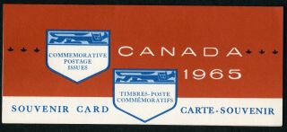 Weeda Canada Vf 1965 Annual Souvenir Card 7,  Vf Cv $7.  50