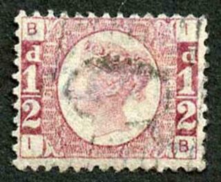 British Levant Sg Z68 1/2d Rose - Red Plate 6 With Constantinople C Postmark