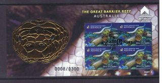 Australia Macau 2018 Stampex Great Barrier Reef Ltd Edition Day 3 Sea Snake Mini