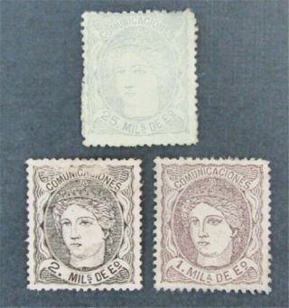 Nystamps Spain Stamp 159//166 Og H $67